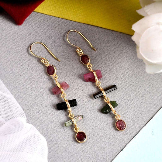 Multi Tourmaline Earrings