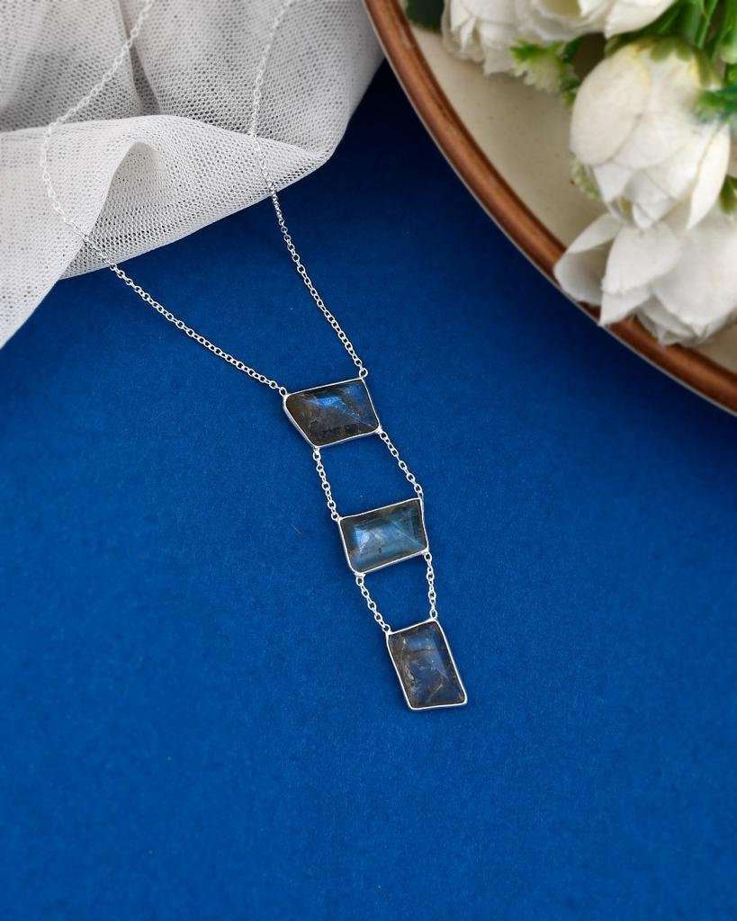Natural Labradorite Necklace