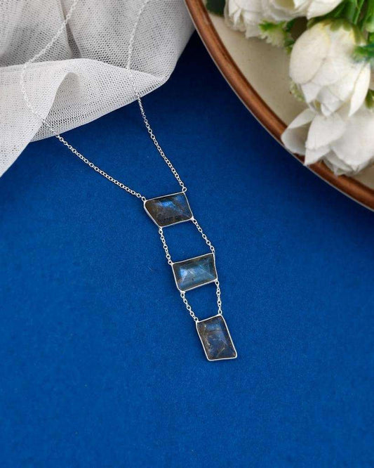 Natural Labradorite Necklace