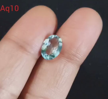 100% Natural Aquamarine Gemstone