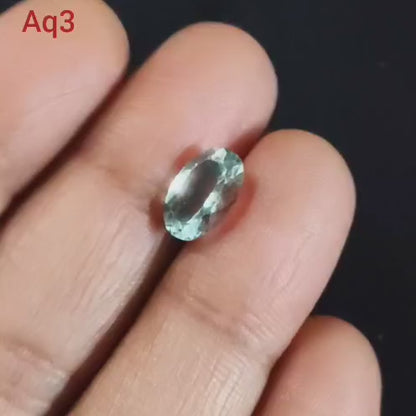 100% Natural Aquamarine Gemstone