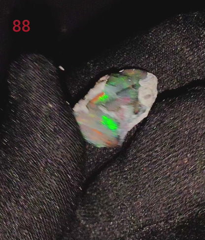 100% Natural Black Opal Rough Gemstone