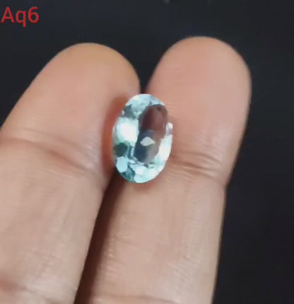 100% Natural Aquamarine Gemstone