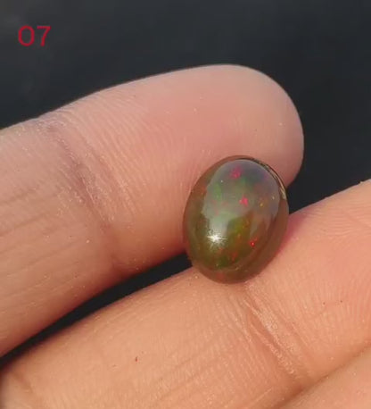 100% Natural Black Opal Gemstone