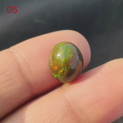100% Natural Black Opal Gemstone