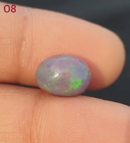 100% Natural Black Opal Gemstone