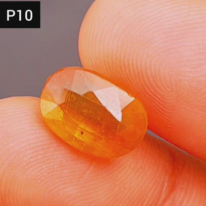 100% Natural Pukhraj Gemstone 6.85 Ratti