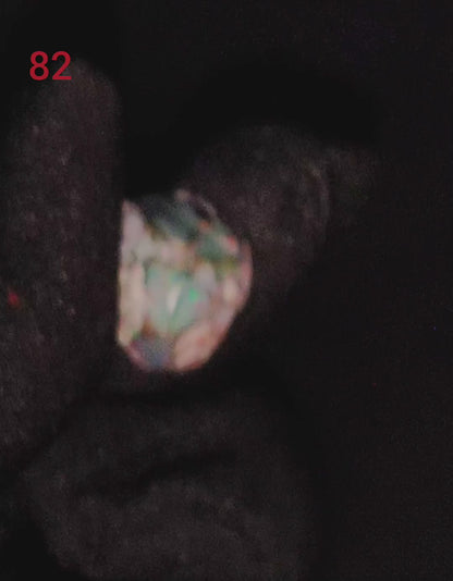 100% Natural Black Opal Rough Gemstone