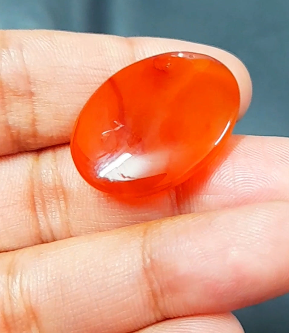 100% Natural Red Akik Gemstone